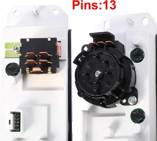 Vista 7 de X AUTOHAUX Calentador HVAC Panel de control de clima con interruptor de motor soplador Unidad de control de aire acondicionado para Jeep Wrangler TJ