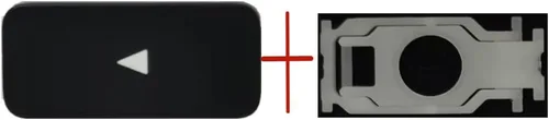 Vista 4 de Reemplazo de teclas de flecha izquierda/arriba (abajo)/derecha, bisagra de clip de tijera compatible con MacBook Pro/Air A2141 A2251 A2289 A2179