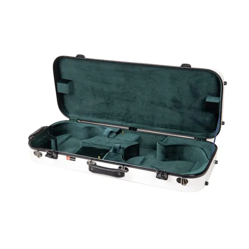 Vista 19 de Crossrock Funda para ukelele doble barítono, 100% pureza de fibra de vidrio con bloqueo TSA, negro (CRF2020DBUBK)