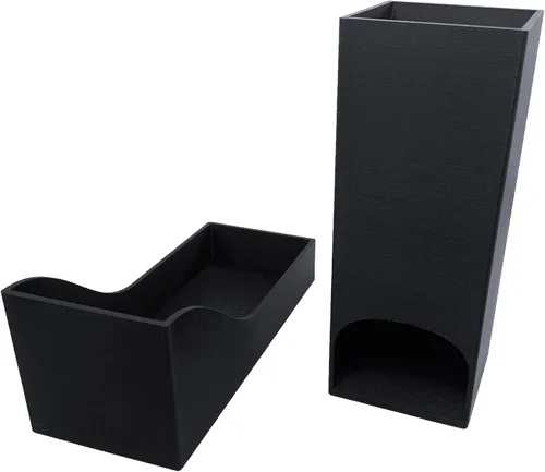 Vista 3 de EnderToys Torre y bandeja de dados DND (plegable) - Bandeja de dados negros