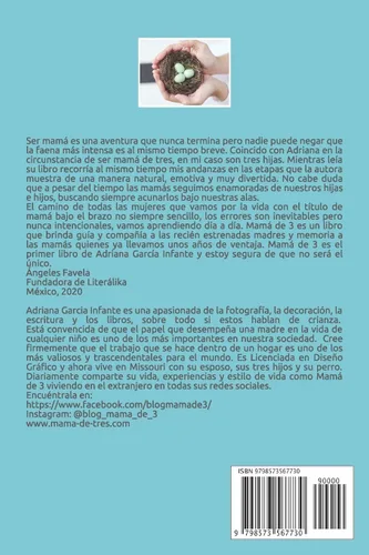 Vista 2 de Mamá de 3 Lo que sucede mientras están bajo nuestras alas... (Spanish Edition)