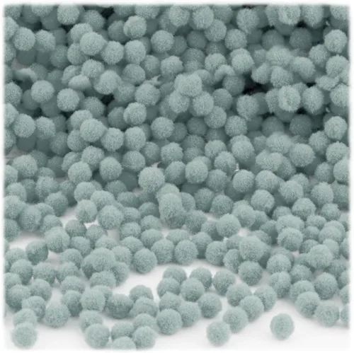 Vista 4 de The Crafts Outlet 200 piezas de pompones multiusos, acrílico, 5 mm / 0.20 pulgadas, redondo, café marrón