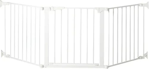 Vista 8 de KidCo Puerta de seguridad giratoria con cierre automático ajustable para bebés y niños pequeños con puerta de 30 pulgadas, color negro