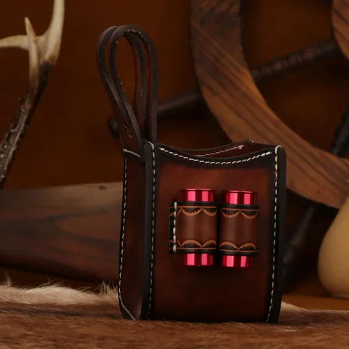 Vista 7 de TOURBON Funda de cuero para escopeta y trampa
