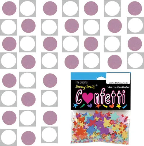 Vista 77 de Confetti Circle 1/4" Negro, Azul Marino Combo - 2 bolsas de media onza (1 oz) (8550/9971)