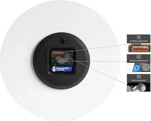 Vista 2 de Stephanie Imports - Reloj moderno de pared diseño minimalista