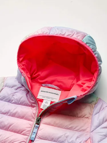 Vista 2 de Tienda Essentials Girls and Toddlers' Lightweight Water-Resistant Packable Hooded Puffer Jacket
