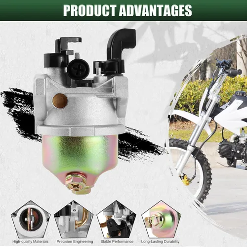 Vista 3 de Carburador compatible con Mini Baja 97cc 2.8HP Doodlebug DB30 DB30S DB30R Blitz DB30BL Racer DB30G Motorsports Doodle Bug Dirt Pit Bike Motovox