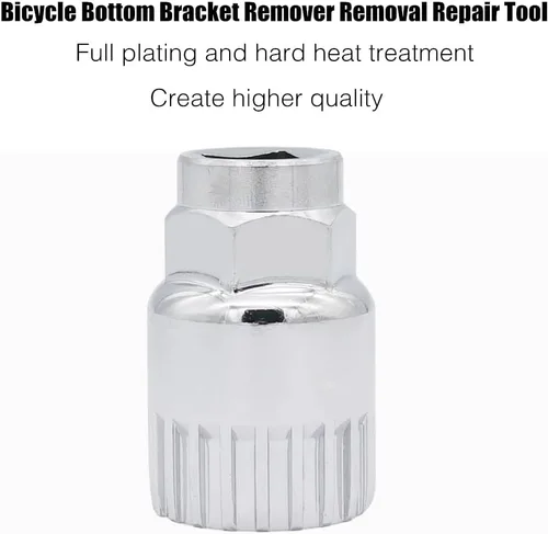 Vista 5 de Kit de herramientas de reparación de bicicleta de montaña 5 en 1, herramienta de extracción de rueda libre, llave extractor de manivela con gancho