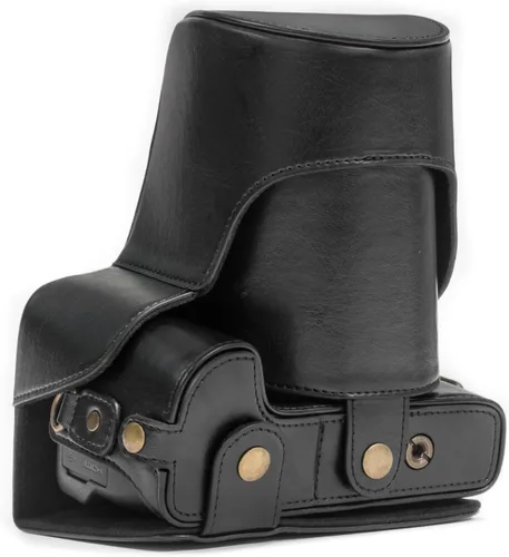 Vista 2 de MegaGear Ever Ready - Funda protectora de piel para cámara Nikon COOLPIX P900, Nikon COOLPIX P900S (MG532)