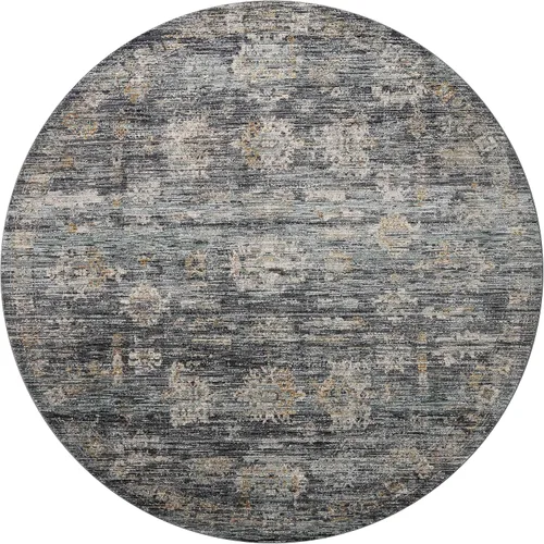 Vista 149 de Loloi Jean Stoffer Katherine Collection KES-02 Ocean/Coral 2'-7'' x 10'-0'', .25" Pile Height, Runner Rug