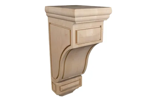 BingLTD - Soporte tradicional de arce macizo de 14" Corbel - 1 PC (C-PM6-MAPLE)