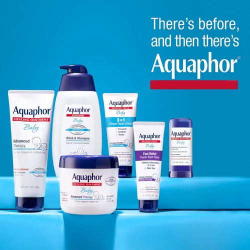 Vista 10 de Aquaphor Bálsamo curativo para bebés con aceite de aguacate y manteca de karité, barra de 0.65 onzas