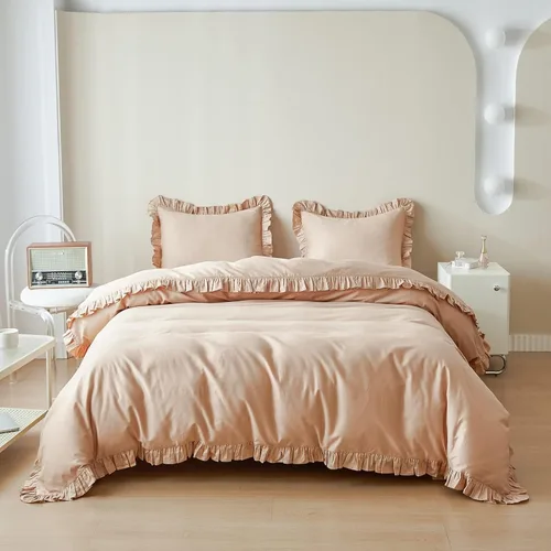 Vista 16 de Simple&Opulence Funda de edredón 100% algodón orgánico para niños y adolescentes, funda de edredón suave de 3 piezas con cierre de cremallera, juego