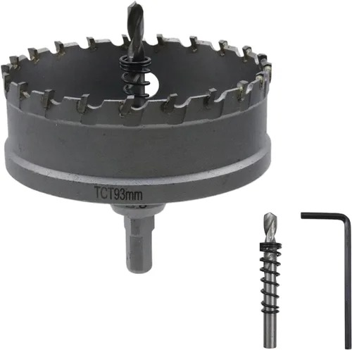 Vista 75 de Sierra de agujero de carburo Rannb de 23mm/0.9" de diámetro de corte, sierra de corte para acero inoxidable