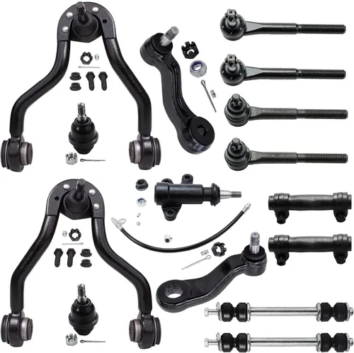 Vista 32 de Detroit Axle - Kit de suspensión frontal de 14 piezas para Honda Accord 08-12 2008 2009 2010 2011 2012, 4 brazos de control con rótulas + 4 barras