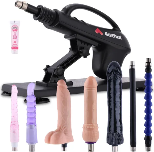 Máquina Sexual Automática de Empuje Sexual Máquina de Follar, Máquina de Consolador para Mujeres y Hombres Juguete para Adultos con Conector 3Xlr