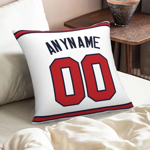 Vista 6 de Funda de almohada personalizada: Funda de almohada personalizada con cualquier nombre y número, regalo personalizado para fanáticos