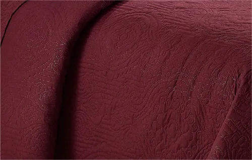 Vista 2 de Home Collection - Juego de cubrecama de lujo holgada repujada liviana de color liso