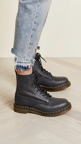 Vista 5 de Botas Dr. Martens 1460 W de Cuero Nappa para mujer