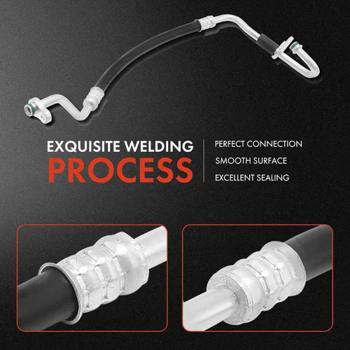 Vista 5 de A-Premium Conjunto de manguera de línea de descarga de A/C compatible con Mitsubishi Outlander, 2014 2015 2016 2017 2018, 2.4L, compresor a