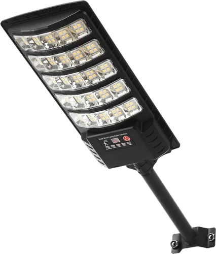 Vista 9 de Luces solares súper brillantes para exteriores, luz solar con sensor de movimiento, luz de inundación de seguridad impermeable con 3 modos