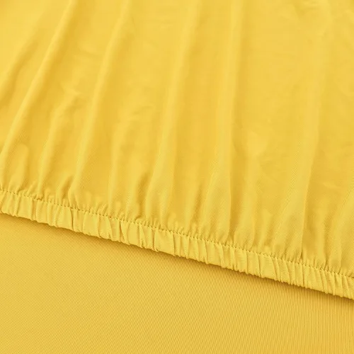 Vista 7 de Mantel ajustable con bordes elásticos para mesas redondas, funda elástica de elastano de 48 pulgadas para mesa en casa, comedor, picnic, fiesta