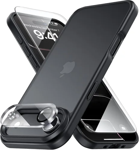 Vista 80 de Yriklso 3 en 1 Funda Magnética Fuerte para iPhone Air, 1X Protector de Pantalla + 1X Protector de Lente de Cámara, Cubierta Protectora a Prueba