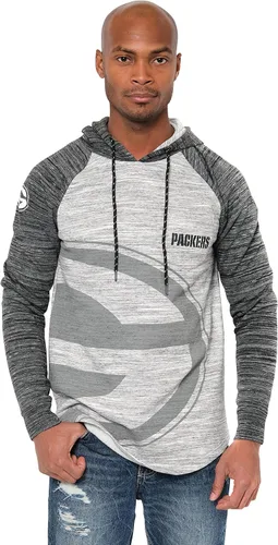 Vista 52 de Ultra Game Sudadera con capucha retro oficial de la NFL para hombre