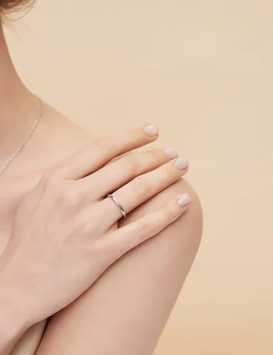 Vista 4 de EAMTI - Anillo de plata de ley 925 de 564, 532 y 1564 pulgadas (2 mm, 4 mm y 6 mm), alianza de matrimonio altamente pulida de cúpula lisa, ajuste