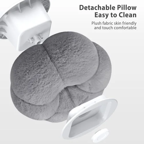 Vista 5 de CreaDream - Soporte de almohada en forma de calabaza para tableta, Kindle, iPad, soporte ajustable para teléfono con almohada para regazo y cama