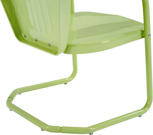 Vista 14 de Crosley Furniture CO1001A-AQ Griffith - Silla retro de exterior, de metal