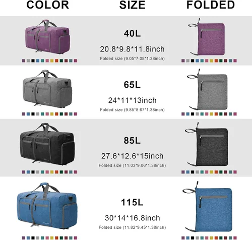 Vista 6 de Bolsa de viaje con compartimento para zapatos, unisex, resistente al agua
