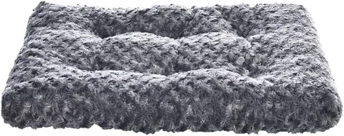 Vista 2 de Amazon Basics Cama y almohadilla para gatos y perros, lavable a máquina, interior, 23 x 18 x 2.5 pulgadas, gris