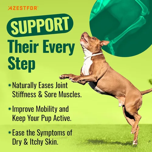 Vista 3 de Azestfor Mejillón de labios verdes antiinflamatorios para perros en polvo
