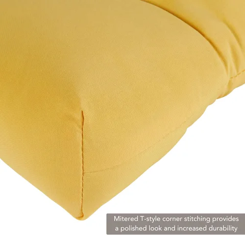Vista 152 de Greendale Home Fashions Aloha - Cojín para silla de respaldo alto para exteriores de 44 x 22 pulgadas