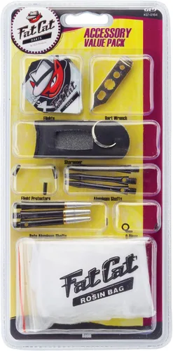 Vista 3 de Accesorio de dardos Fat Cat: Kit de herramientas de afinación de dardos de punta suave (ejes, vuelos, puntos de dardos 2BA y llave mecánica)