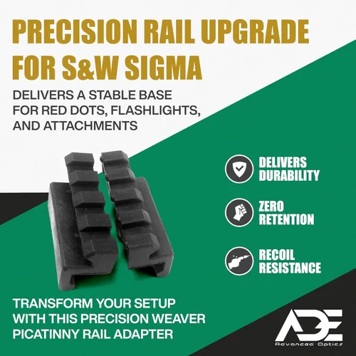 Vista 2 de Ade Advanced Optics Adaptador de riel Sigma Smith y Wesson