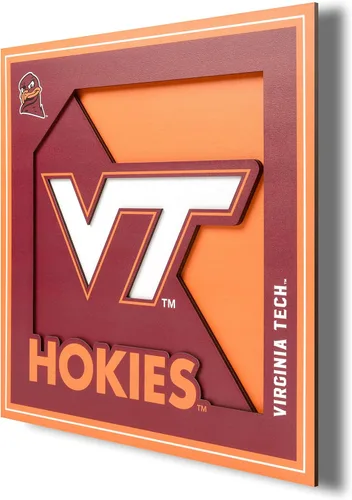 Vista 41 de YouTheFan NCAA Alabama Crimson Tide Serie de Logo 3D de Arte de Pared - 12x12 pulgadas