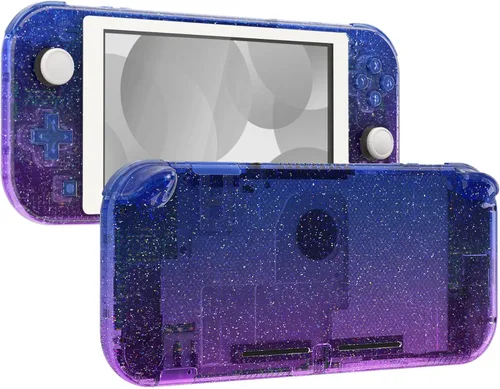 Vista 18 de eXtremeRate Transparent Clear DIY Replacement Shell for Nintendo Switch Lite, NSL Handheld Controller Housing w/Screen Protector, Custom Case Cover