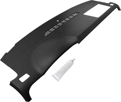 DashSkin - Cubierta para tablero sin orificio para altavoz hecha en EE. UU. para automóviles con guantera individual únicamente, sencilla reparación