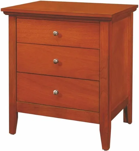 Vista 9 de Glory Furniture Mesita de noche Hammond con 3 cajones en color beige