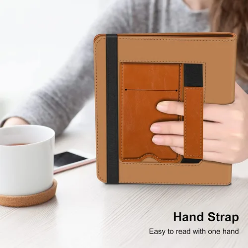Vista 5 de Fintie Funda universal para lector electrónico de tableta de 6 a 7 pulgadas – Funda de piel sintética de alta calidad con ranura para tarjeta