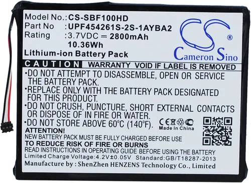 Vista 5 de Batería de repuesto para SEAGATE 1AYBA2 1AYBA4 STCK1000100 STCV2000100 Wireless Plus 2TB Wireless Plus pieza de desmontaje NO UPF454261S-2S-1AYBA2