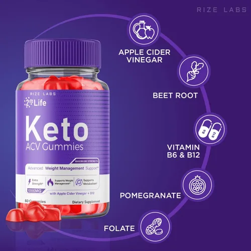 Vista 4 de 2nd Life - Gomitas cetogénicas de 2nd Life - 2nd Life Keto ACV Gummies para pérdida de peso avanzada, gomitas Keto Pro Burn con vinagre de sidra