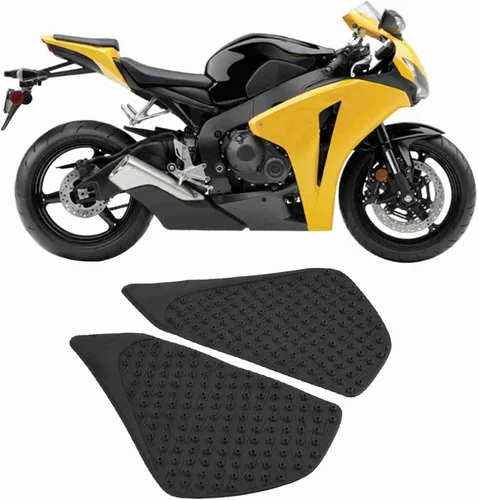 Para agarre de tanque 2007 cbr1000rr de goma tanque de gas Tracción lateral Mat Tanque de gas Tracción Almohadilla lateral antideslizante Rodilla