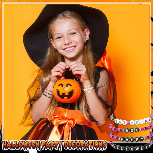 Vista 2 de Cunno 36 pulseras de la amistad para niñas, pulseras de cuentas de corazón con letras, pulseras elásticas y bonitas, pulseras inspiradoras