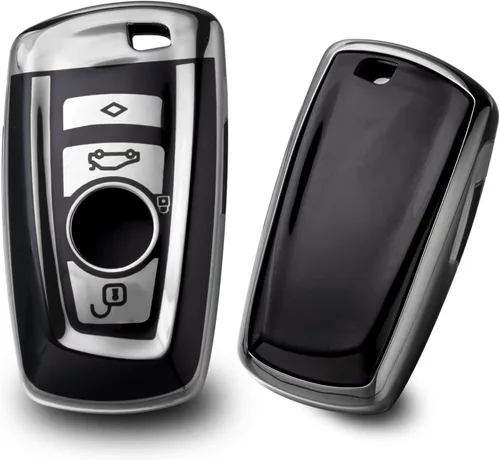 Vista 14 de Xotic Tech para BMW 1 2 3 4 5 6 7 Series X1 X3 X4 Key Fob Cover TPU Front+ABS Shell Back Case Protector de llave