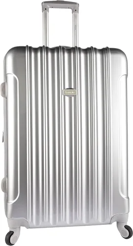 Vista 10 de Kensie Alma - Equipaje rígido con ruedas giratorias para mujer, Plateado), KN-67903-SV