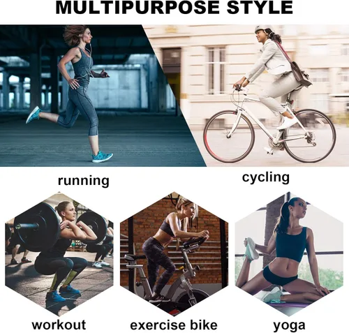 Vista 7 de Gonii Calcetines deportivos bajos antideslizantes para mujer 5 pares